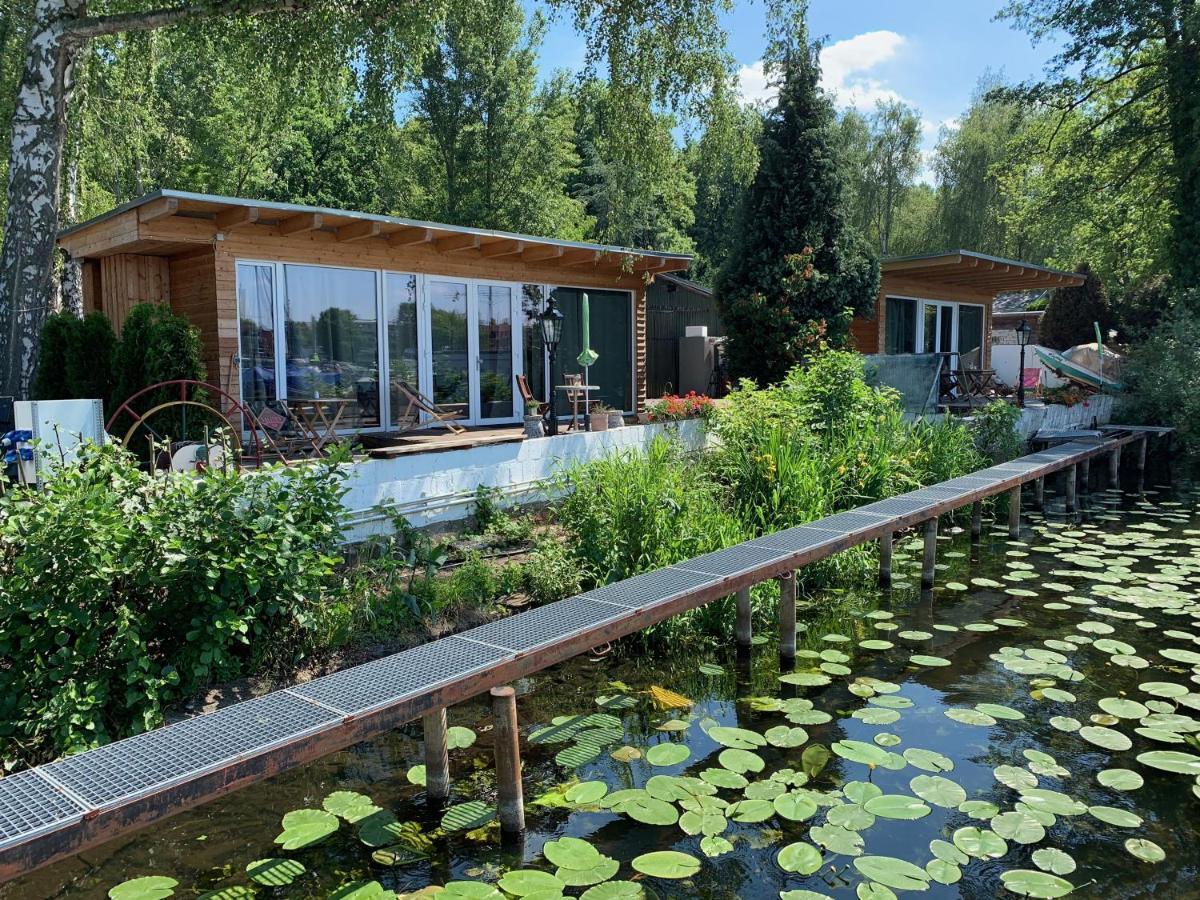 Tiny House Oder Ferienwohnung Auf Der Sunset Marina เบอร์ลิน ภายนอก รูปภาพ