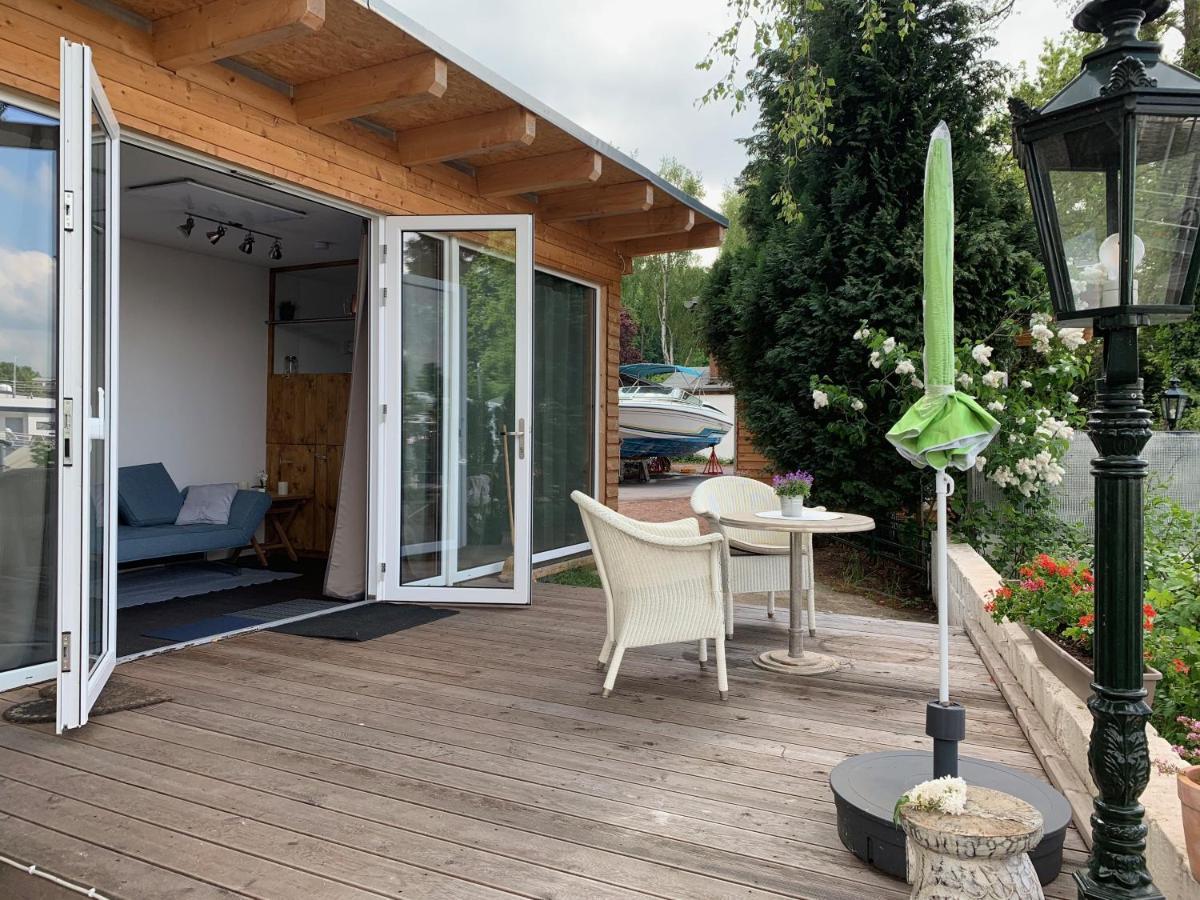 Tiny House Oder Ferienwohnung Auf Der Sunset Marina เบอร์ลิน ภายนอก รูปภาพ