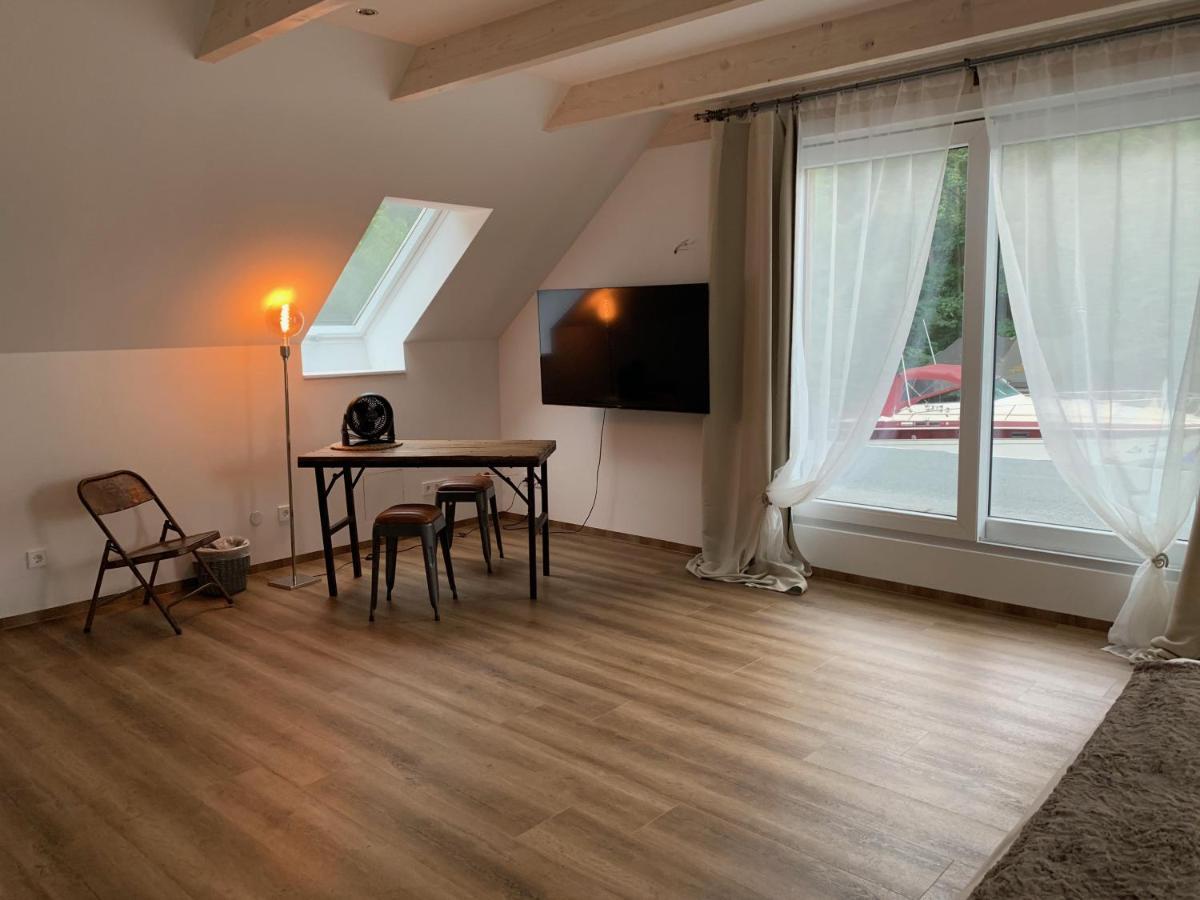 Tiny House Oder Ferienwohnung Auf Der Sunset Marina เบอร์ลิน ภายนอก รูปภาพ