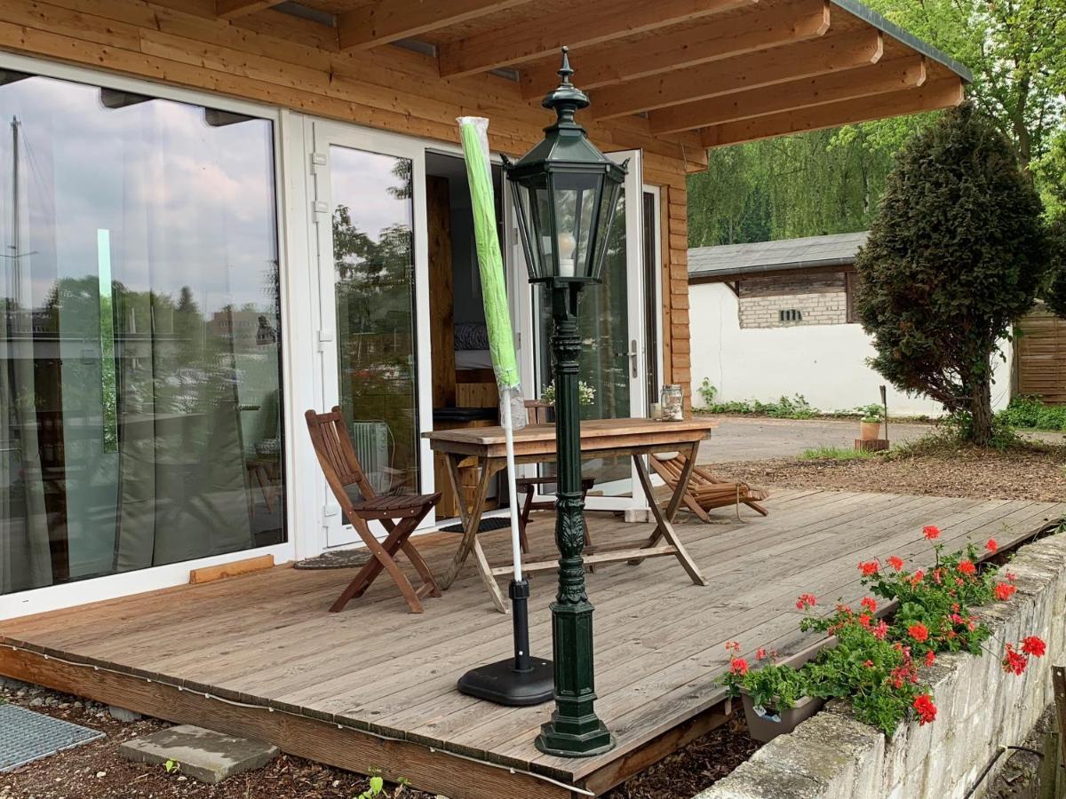 Tiny House Oder Ferienwohnung Auf Der Sunset Marina เบอร์ลิน ภายนอก รูปภาพ